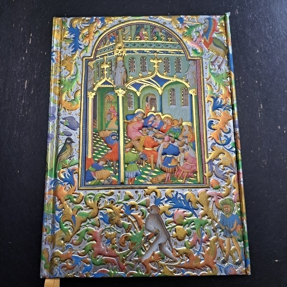 Illuminated Manuscript Marriage Feast at Cana  ( Foiled Journal)